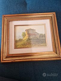 Quadro  dipinto su tela C.Guerra