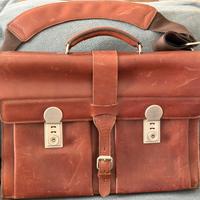 Valigetta ufficio Spalding&Bros in pelle