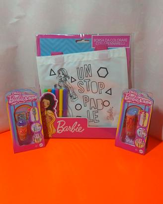 barbie Borsa da personalizzare e mini land 