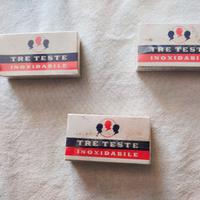 nr.3 pacchetti di lamette anni 60