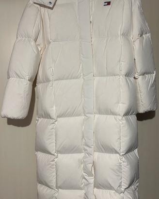 Piumino lungo Alaska Grid  bianco