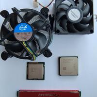 Lotto Componenti PC: RAM HyperX + CPU AMD e Intel