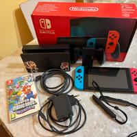 Nintendo Switch +Gioco+Custodia