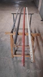 scaffalatura metallica usata 2 piani