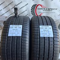 2 PNEUMATICI 225/40 R18 DUNLOP 4 STAGIONI 75%