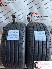 2 PNEUMATICI 225/40 R18 DUNLOP 4 STAGIONI 75%