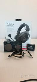 Cuffie HyperX Cloud II + Mixamp + Dac