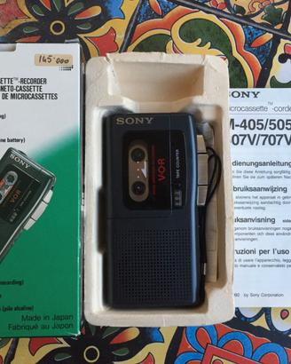 Sony M-607V - Microcassette voice recorder