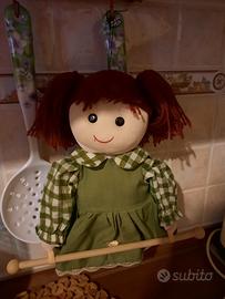 Bambola Portarotolo Scottex Vintage 