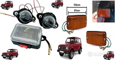 KIT 5 PEZZI FRECCIA LUCE TARGA LUCE CORTESIA SAMUR