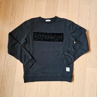 Felpa nera Alternative uomo (tg. M)