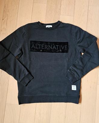 Felpa nera Alternative uomo (tg. M)