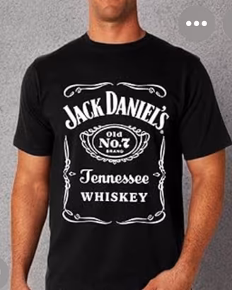 Maglietta uomo maniche corte  Jack Daniel’s nuova