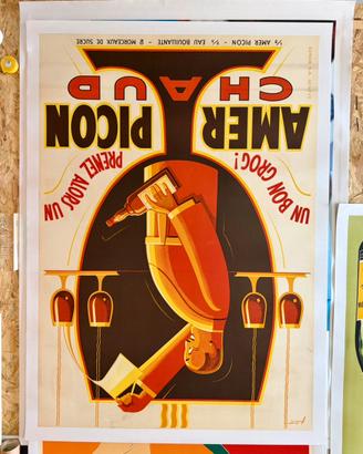Manifesto Pubblicitario Amer Picon Chaud Poster