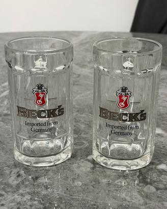 Bicchieri Beck's