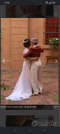 vestito da sposa a pantalone 