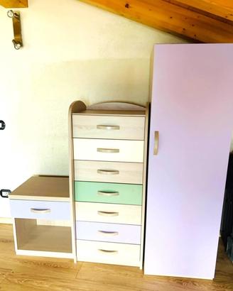 COME NUOVI - mobili per cameretta bimba