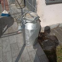 bidone latte alluminio 