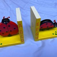 Coppia fermalibri coccinella