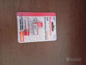 Batterie ricaricabili usb