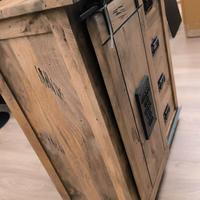 madia legno di mango massello e ferro