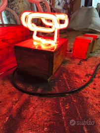 lampada neon vetro soffiato realizzate da me👍
