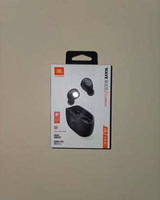 JBL Wave Buds Cuffie Auricolari Nero