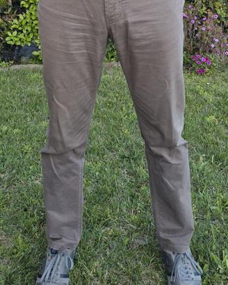 Pantaloni marroni chiari Fay