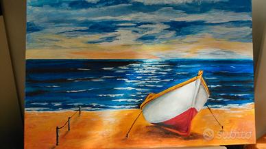 Dipinto riflessi sul mare