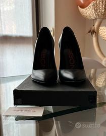 Décolleté Borbonese nere in pelle NUOVE tg.36