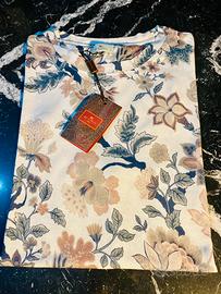 T-shirt ETRO floreale 100% Lyocell nuova tg S