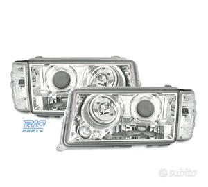FARI MERCEDES 190 W201 82-93 LENTE CROMATA CON FON