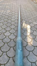 Palo conico per illuminazione in acciaio,