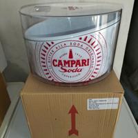 Porta Ghiaccio + 6 Bicchieri Campari Negroni Nuovi