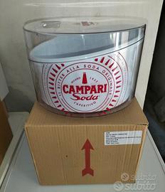 Porta Ghiaccio + 6 Bicchieri Campari Negroni Nuovi