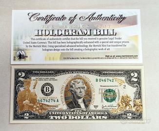 Banconota da 2 Dollari Usa – The Merrick Mint