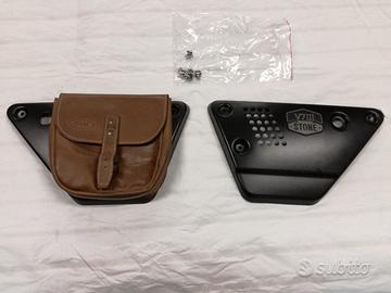 Fiancatine con borsello laterale Moto Guzzi V7 III