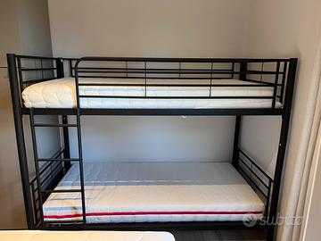 Letto a castello - singolo  con materassi