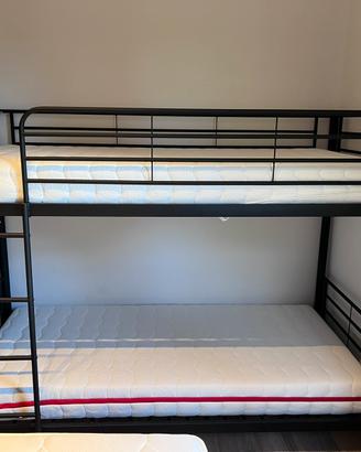 Letto a castello - singolo  con materassi