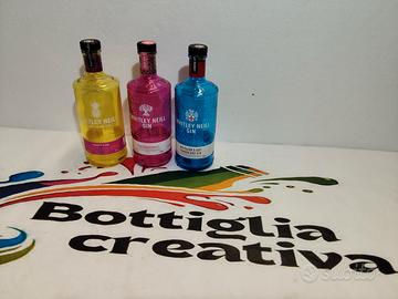 TRIS GIN WITLEY NEILL DIVERSE BOTTIGLIE VUOTE 