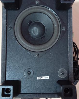 kit box altoparlanti con subwoofer