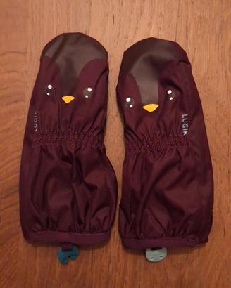 Muffole sci bimbo – Pinguino viola taglia 18-24 M