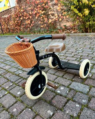 Triciclo marca Stoy vintage colore nero