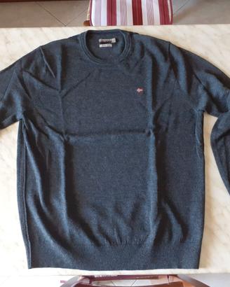 Pullover Napapijri Damavand Crew Strickjacke tg. L