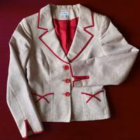 Giacca Vintage bianca e rossa Antoni & Alison