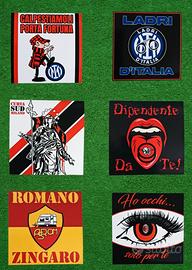 adesivi ultras Milan curva sud 