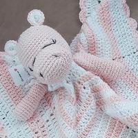 doudou ippopotamo rosa