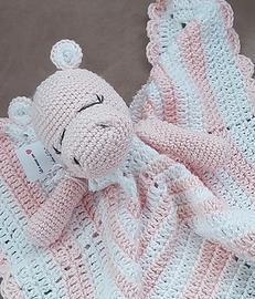 doudou ippopotamo rosa