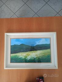 Quadro paesaggio olio su tela Gino Rocca 