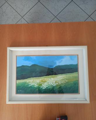 Quadro paesaggio olio su tela Gino Rocca 
